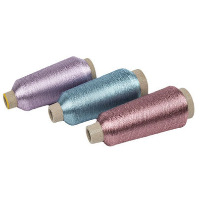 Ms Typ Lurex Stickgarne Gold Metall Silber Garne 75D Anzahl der Garne