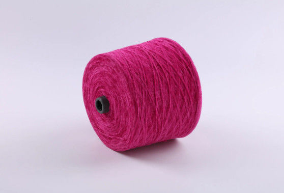 Farbenfrohe Polyester-Fancy-Garn Chenille-Garn zum Stricken Anti-Bakterien Anti-Pilling