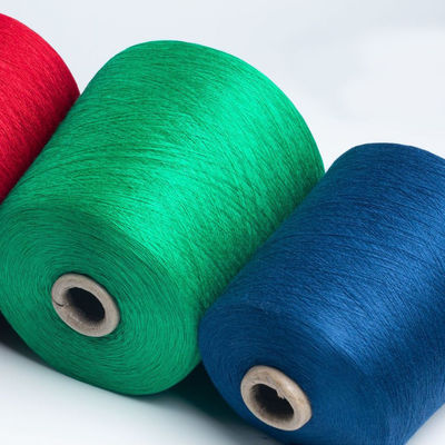 300D Polyester Vortex Viskose Rayon Filament Garn gemischt 30S/2 75D/24F Viskose gefärbt