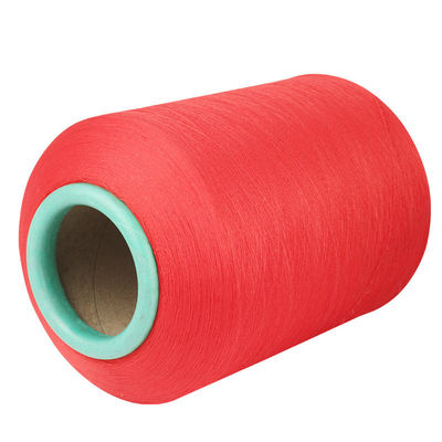 Dty Weiß integriertes recyceltes Strickgarn Elastizität 70D Spandex