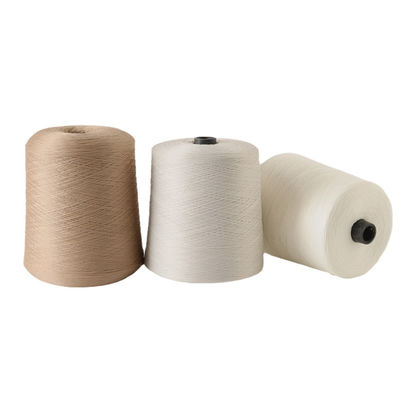 402 210D Faser Glow Melt Dope Polyester Monofilament Garne 420D Rohweiß 30/1 36F Dty Für Bekleidung