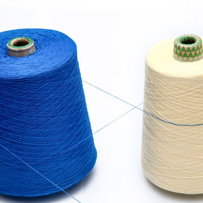 Baumwollhemd 20S/3 High 100% gefärbt Mono Garne Polyester 210D Nählicht 300D-1200D Schmelz recyceltes Baumwollgarn