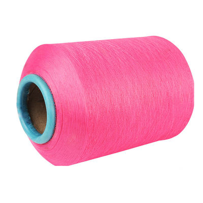 Helle Dty Ply Baumwolle Spandex Garne Farbige 20/150D Maschinengefaden Beschichtet Kautschuk 210D Filament