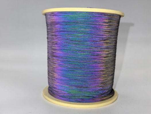 Hochsichtbarkeit Regenbogen-reflektierendes Garn-reflektierendes Garn zum Nähen von Kleidung und Stricken