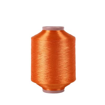 Leuchtende Polyestergarne 75/36 Weiß Tex Diamant Luxus Garne Dope gefärbt