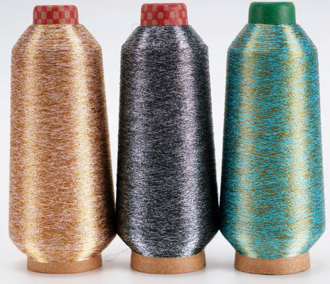 Japanische Strickerei Reinmetallgarne Stickerei Lurexgarne Polyestergoldgarne